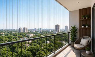 Invisible Grills for Balconies